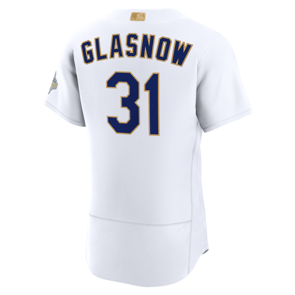 Tyler Glasnow Los Angeles Dodgers Nike 2026 Gold Collection Authentic Jersey - White