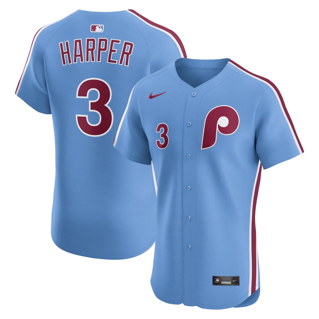 Bryce Harper Philadelphia Phillies Nike Home Elite Jersey - White