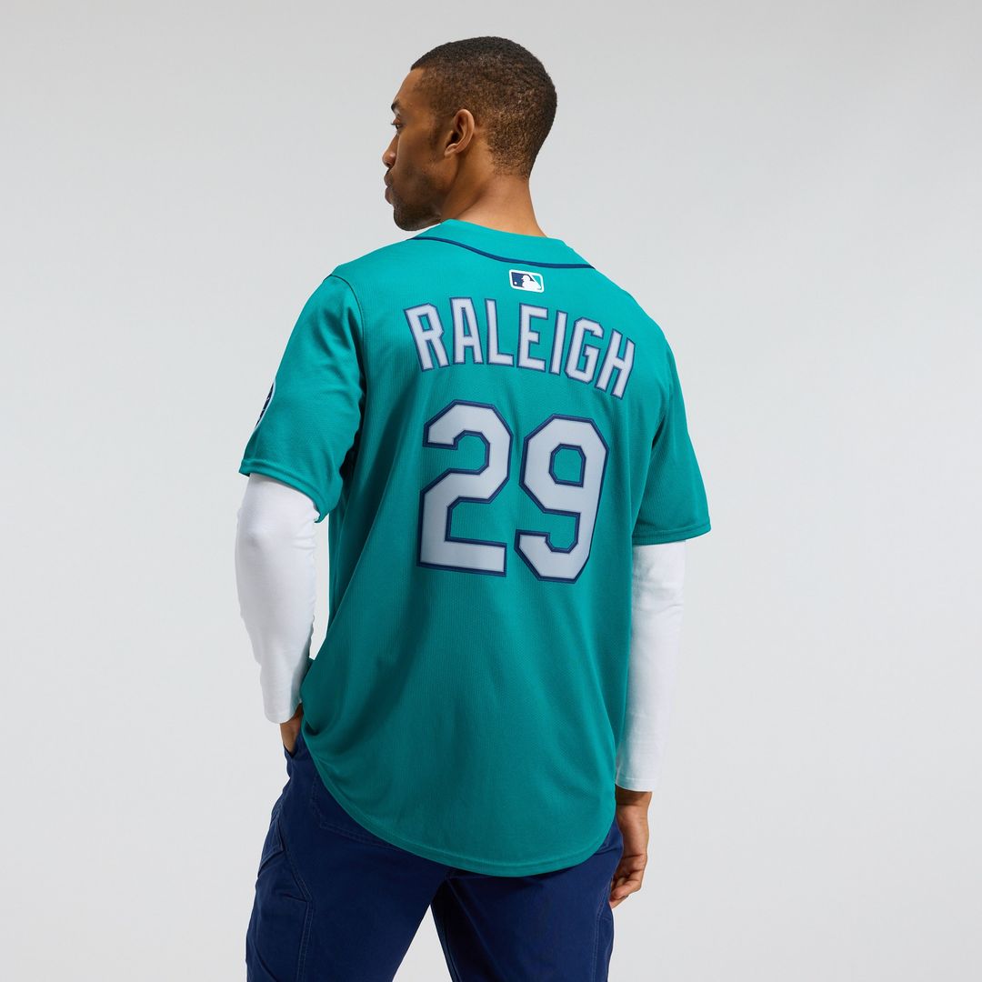 Cal Raleigh Seattle Mariners Nike Alternate Limited Jersey - Teal