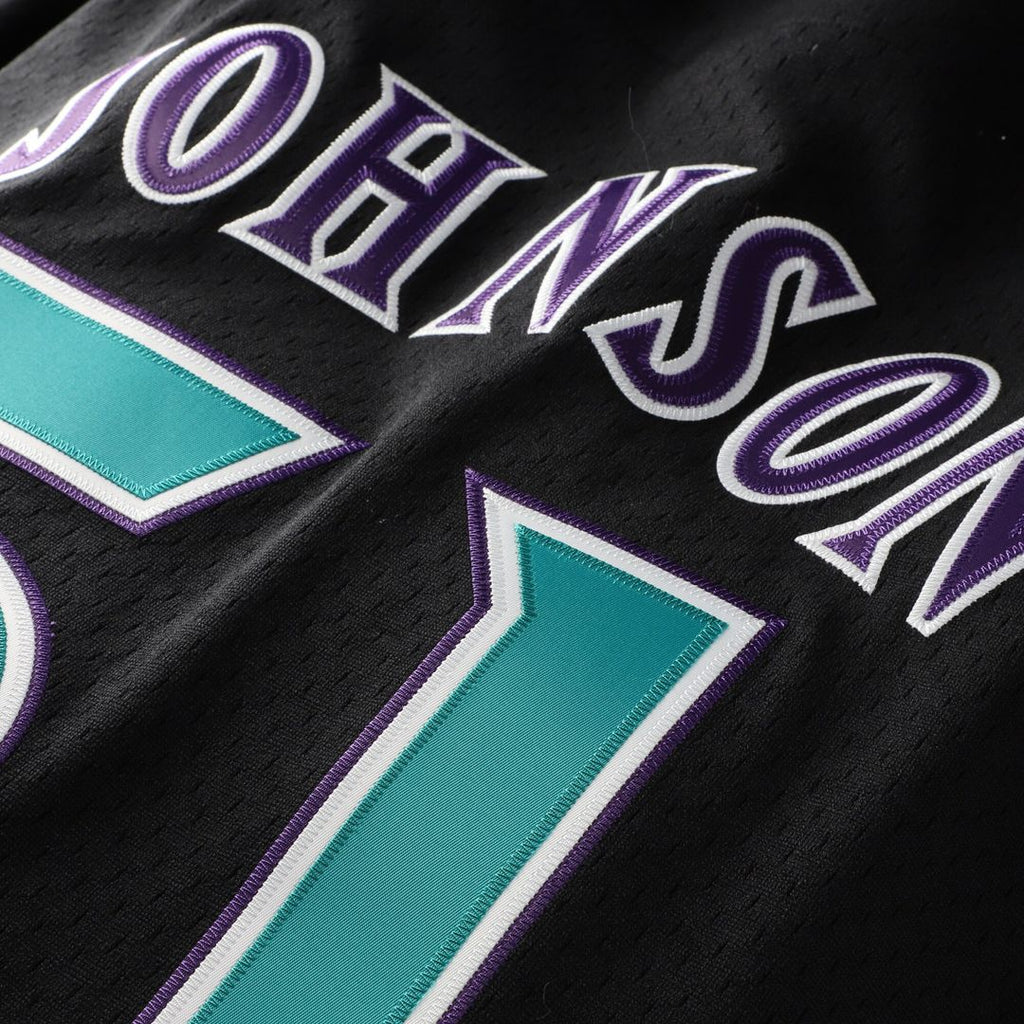 Randy Johnson Arizona Diamondbacks Mitchell & Ness Cooperstown Collection Mesh Batting Practice Button-Up Jersey - Black