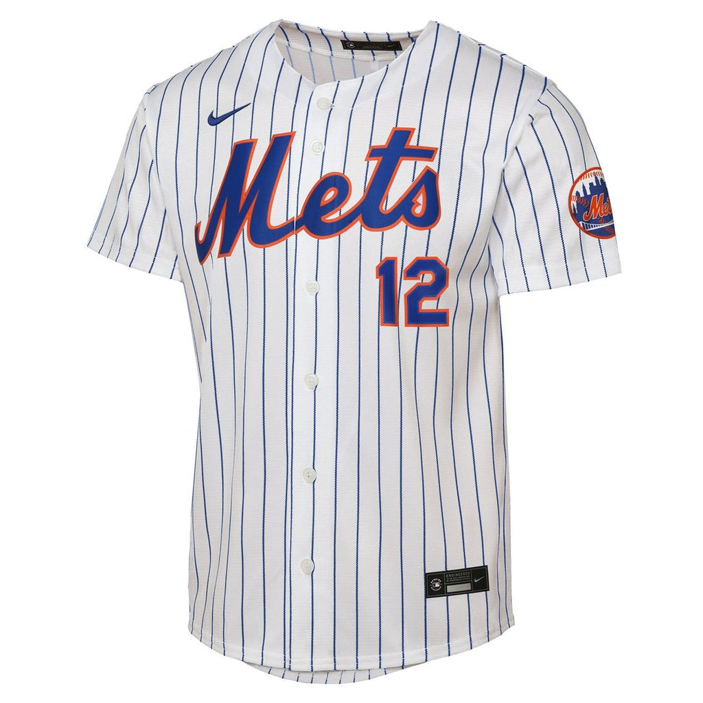 Francisco Lindor New York Mets Nike Youth Road Stadium Player Jersey - Gray