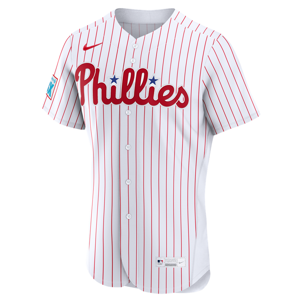 Bryce Harper Philadelphia Phillies Nike Alternate Authentic Sponsor Patch Jersey - Light Blue