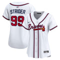 Spencer Strider Atlanta Braves Nike Women's Home Limited Player Jersey - White