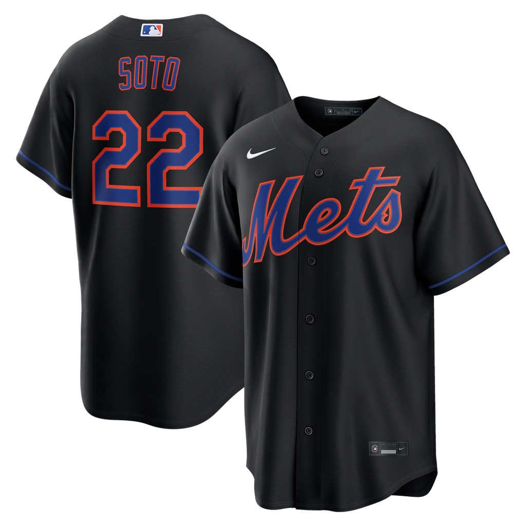 Juan Soto New York Mets Nike Alternate Replica Jersey - Black