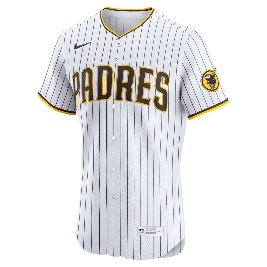 San Diego Padres Nike Home Elite Jersey - White