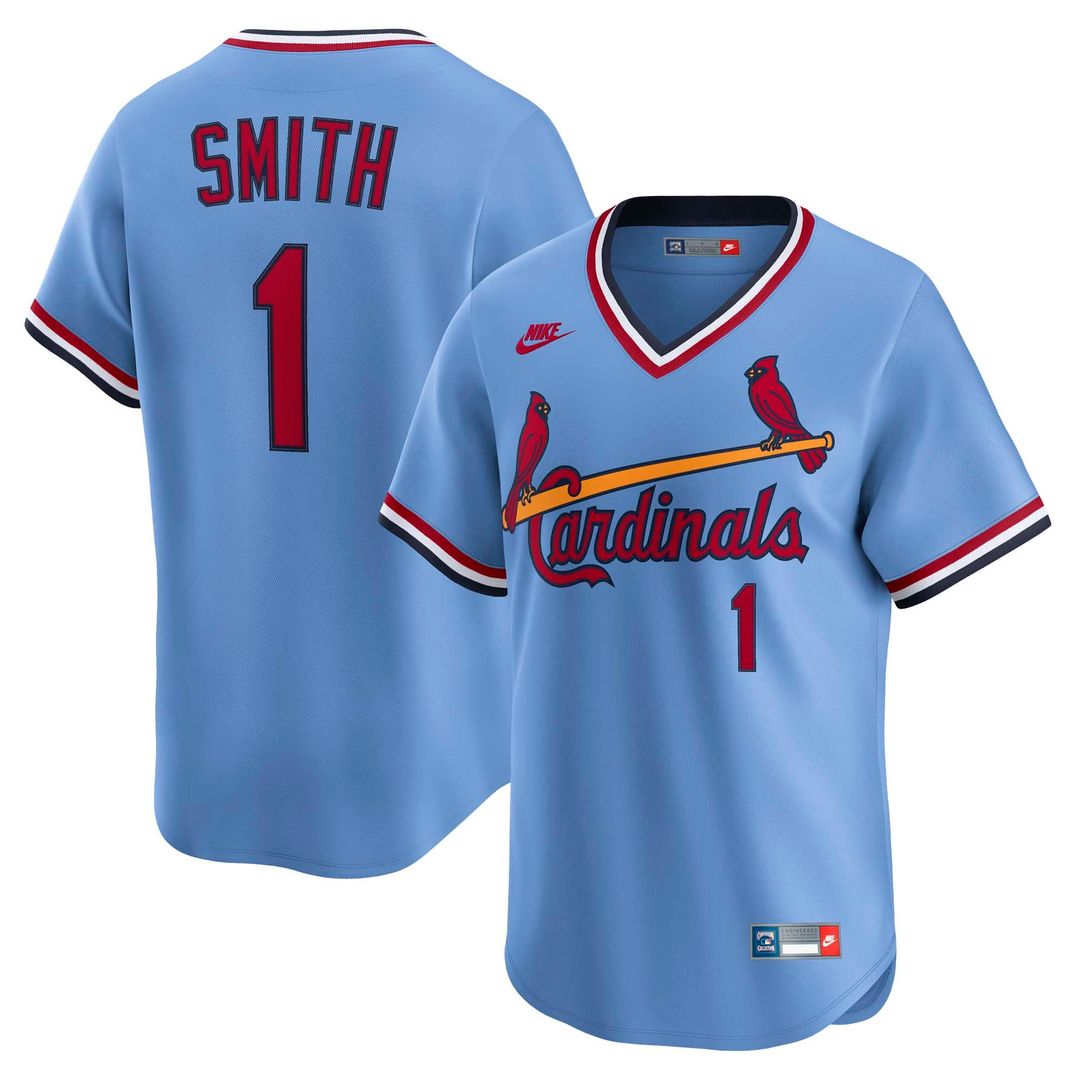 Ozzie Smith St. Louis Cardinals Nike Throwback Cooperstown Collection Limited Jersey - White