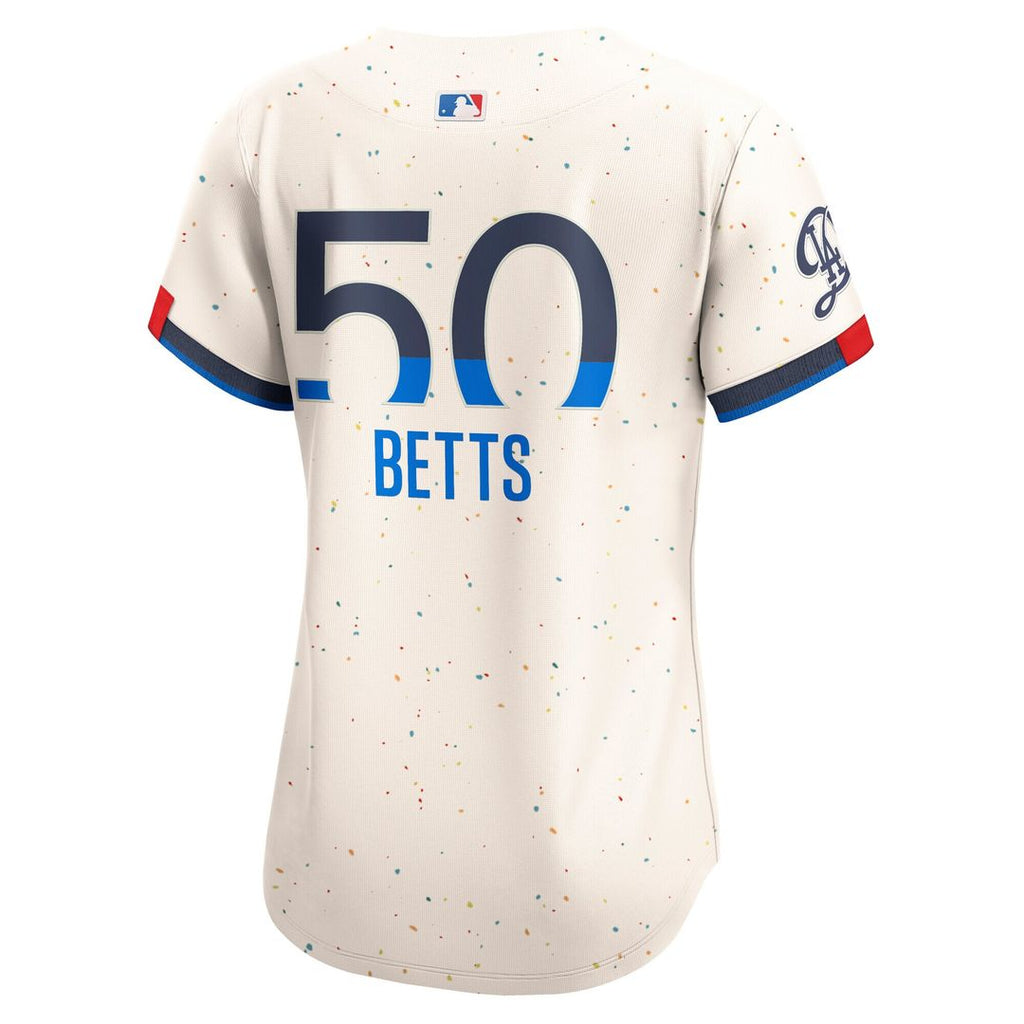 Mookie Betts Los Angeles Dodgers Nike Women's City Connect Limited Jersey – Cream