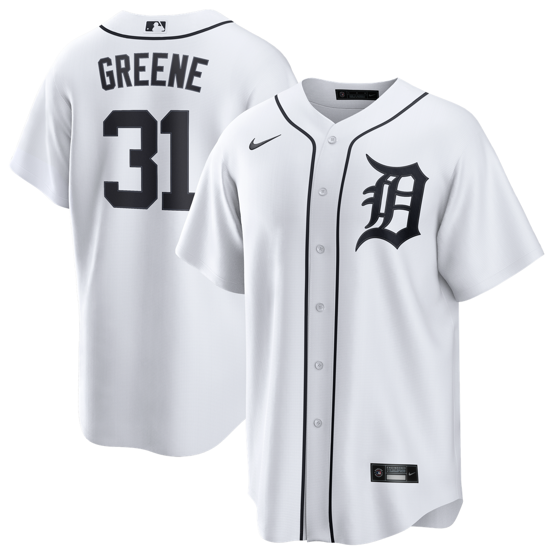 Riley Greene Detroit Tigers Nike Home Replica Jersey - White