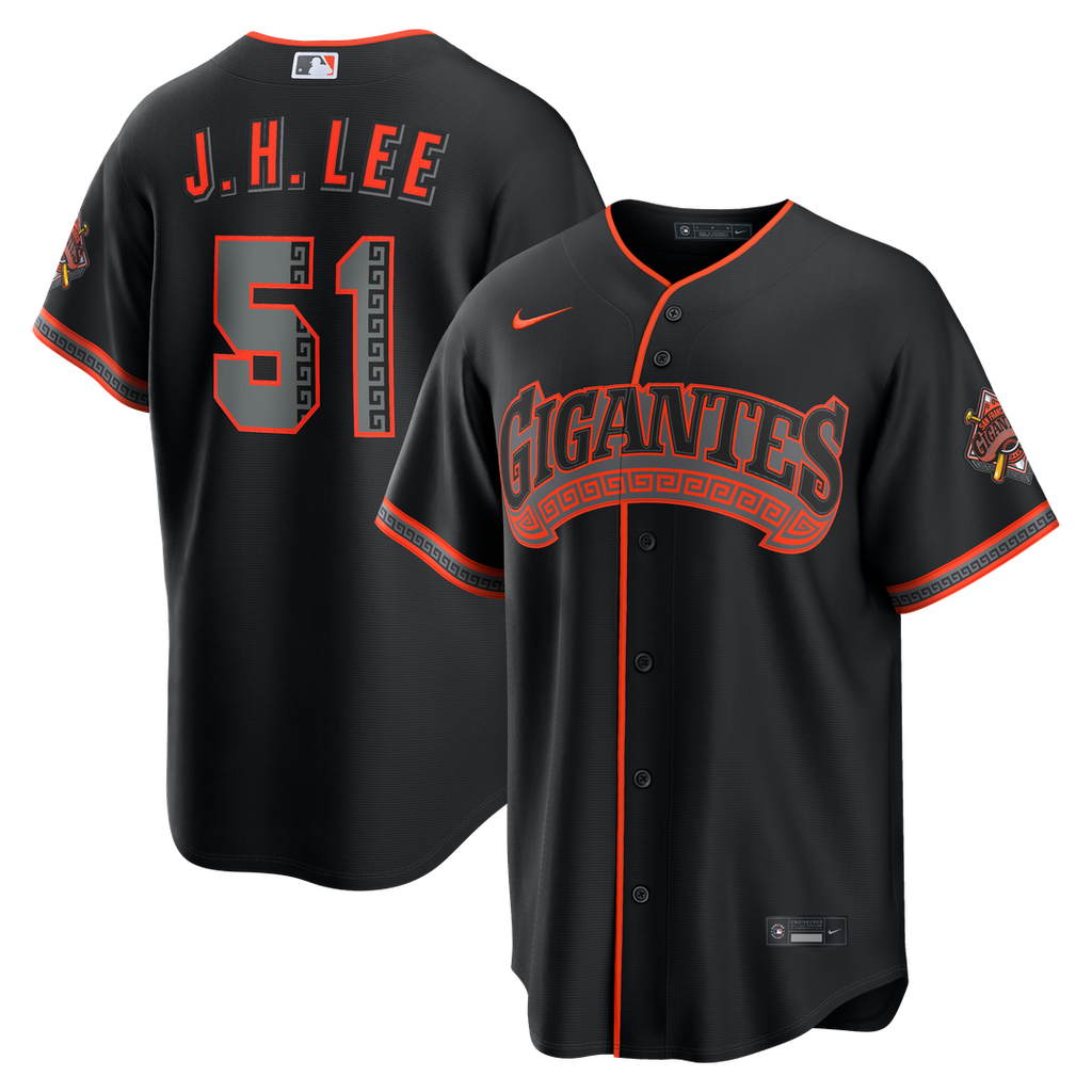 Jung Hoo Lee San Francisco Giants Nike Alternate Stadium Jersey - Black