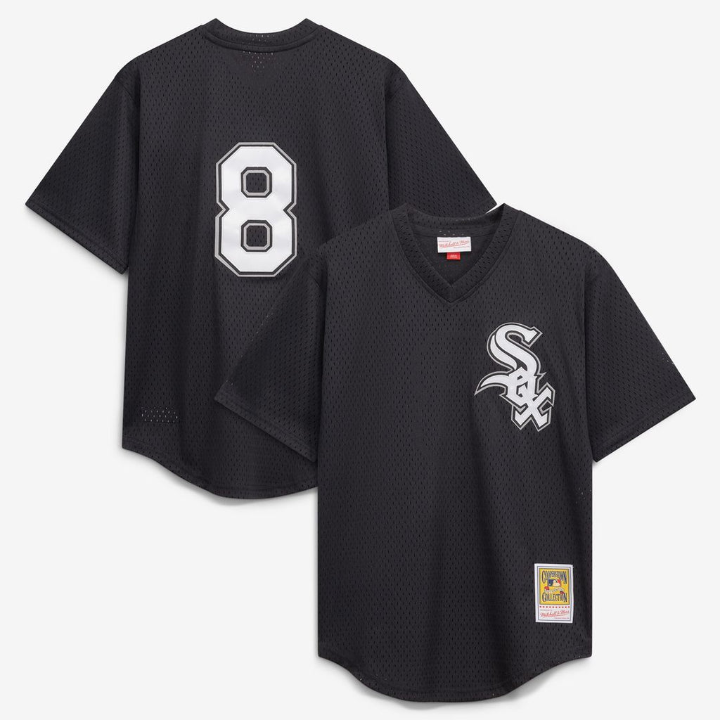 Bo Jackson Chicago White Sox Mitchell & Ness Youth Cooperstown Collection Mesh Batting Practice Jersey - Black