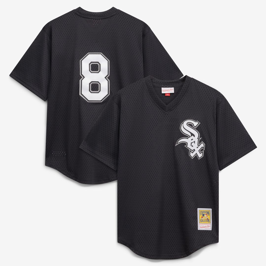 Bo Jackson Chicago White Sox Mitchell & Ness Youth Cooperstown Collection Mesh Batting Practice Jersey - Black