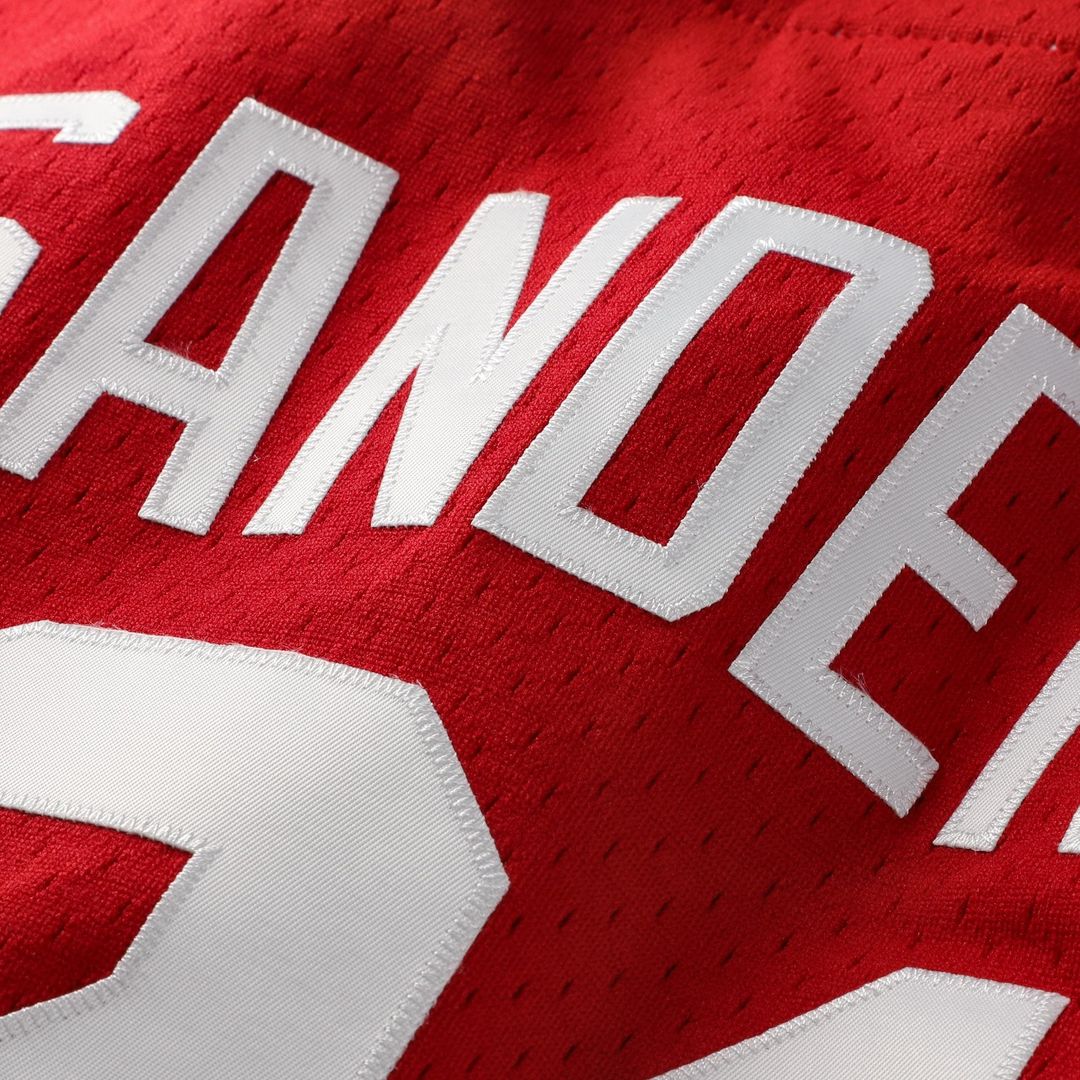 Deion Sanders Cincinnati Reds Mitchell & Ness Cooperstown Mesh Batting Practice Button-Up Jersey - Red