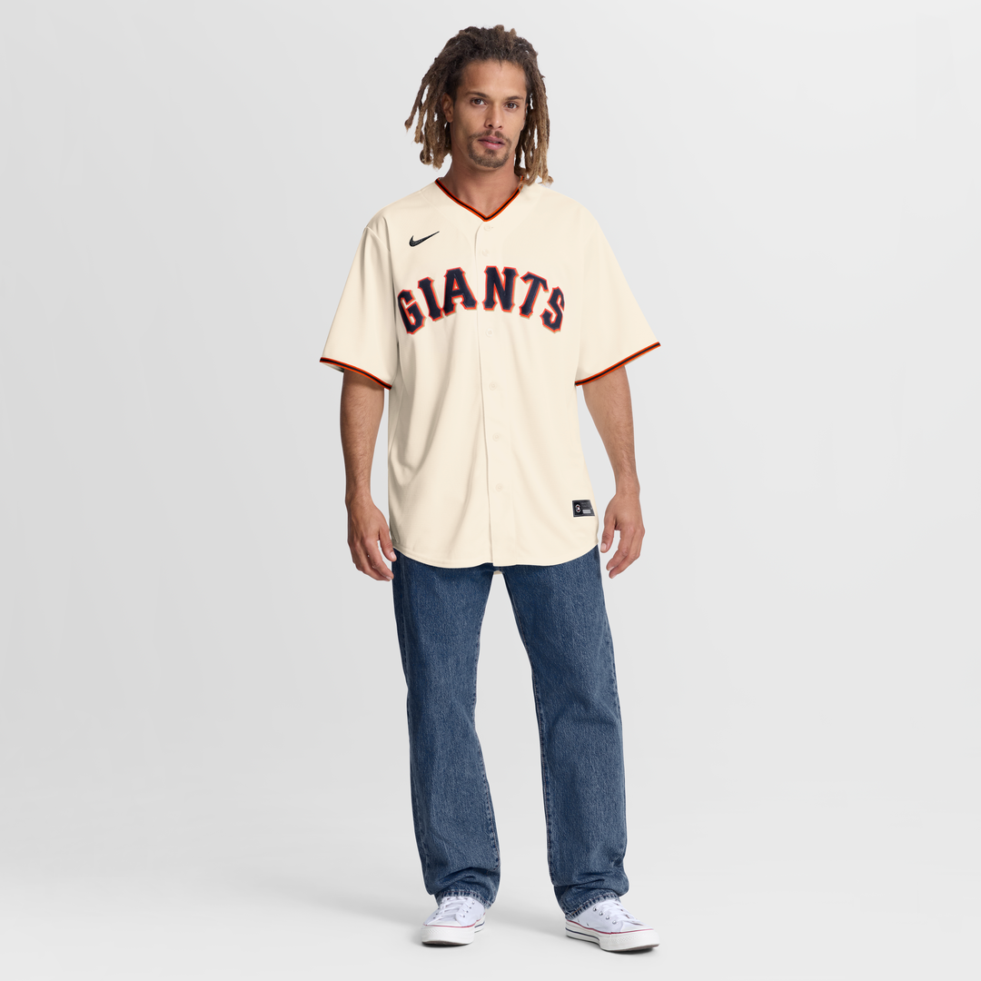 Jesus Rodriguez San Francisco Giants Nike Home Replica Jersey - Cream