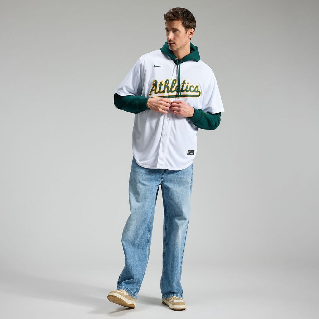 Nick Kurtz Athletics Nike Home Replica Player Jersey - White