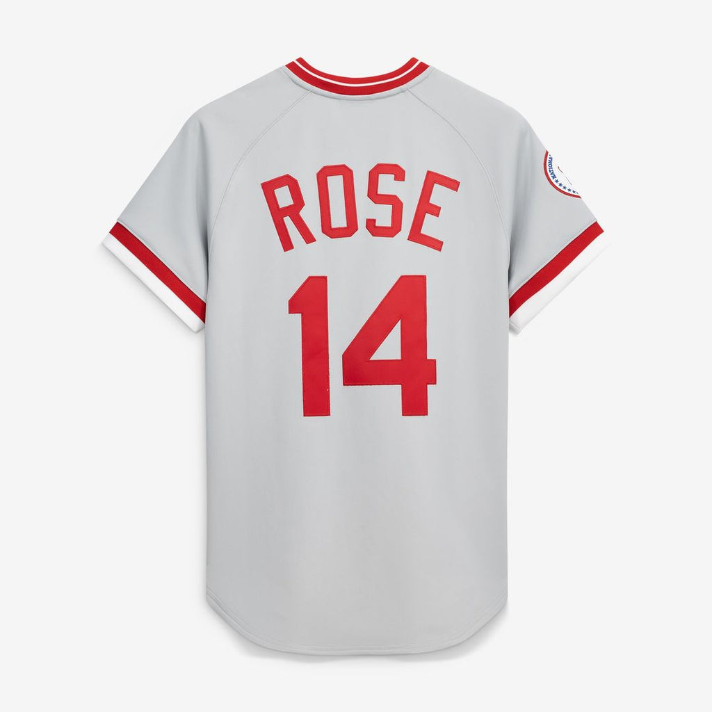 Pete Rose Cincinnati Reds Mitchell & Ness 1976 Authentic Jersey - Gray