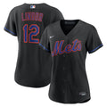 Francisco Lindor New York Mets Nike Women's Alternate Replica Jersey - Black
