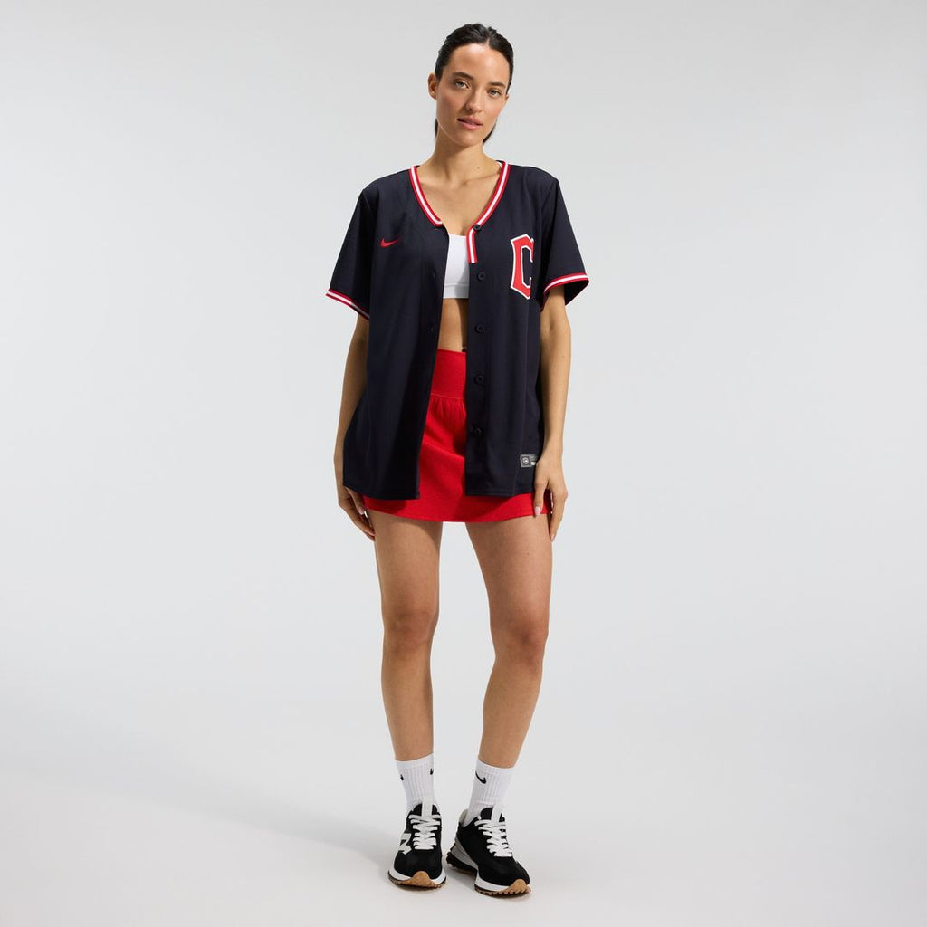 Cleveland Guardians Nike Women's Alternate Replica Jersey - Navy