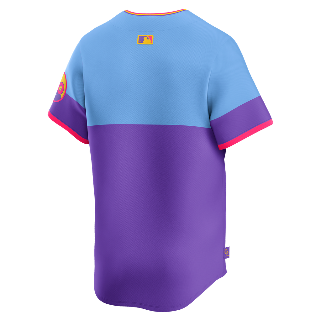 Colorado Rockies Nike 2025 City Connect Limited Jersey - Purple/Light Blue