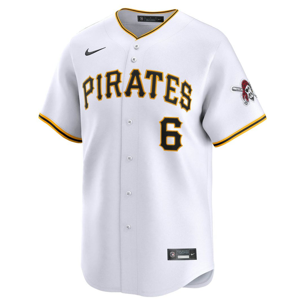 Konnor Griffin Pittsburgh Pirates Nike Home Limited Jersey - White