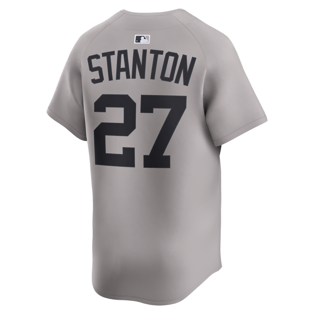 Giancarlo Stanton New York Yankees Nike Road Limited Jersey - Gray