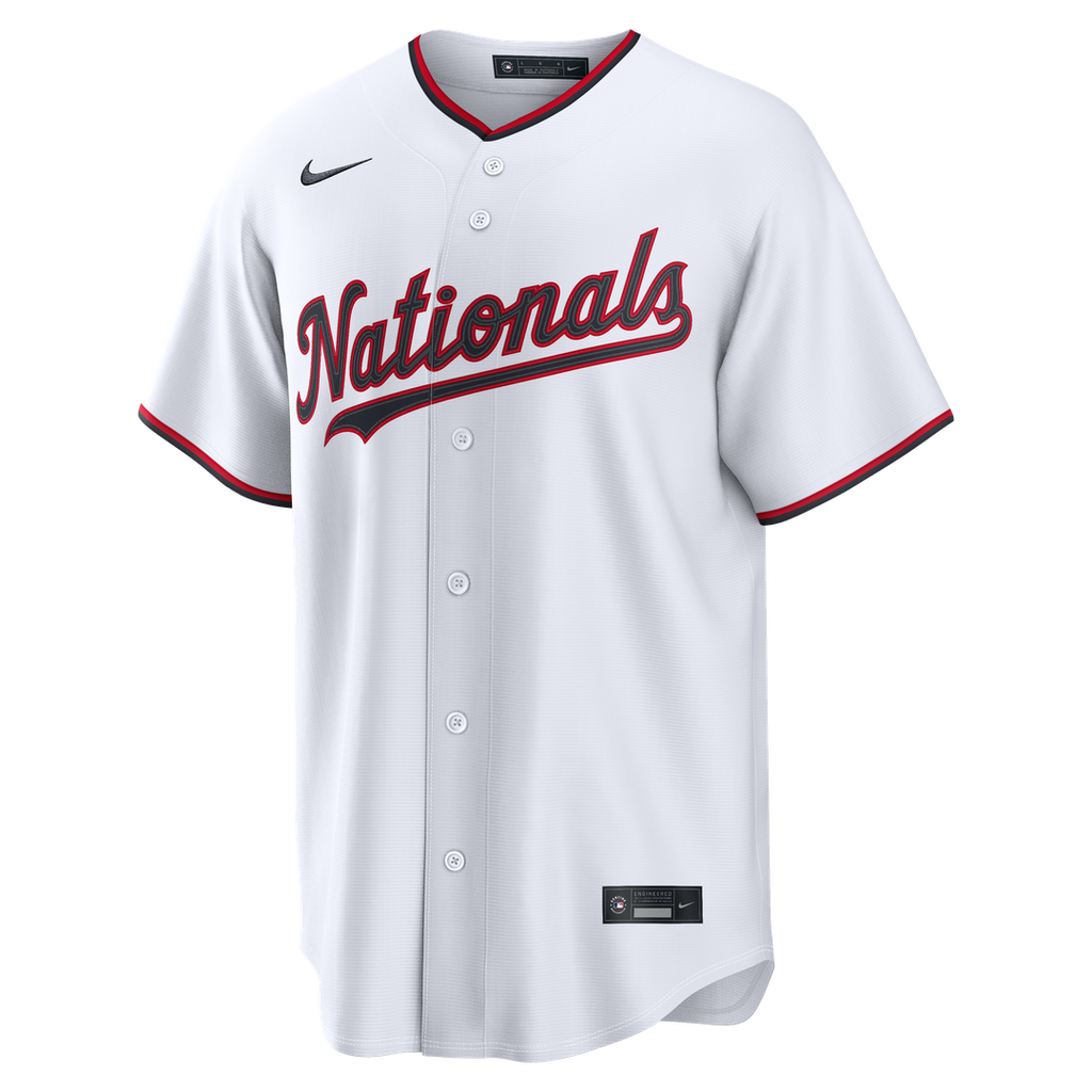 James Wood Washington Nationals Nike Home Replica Jersey - White