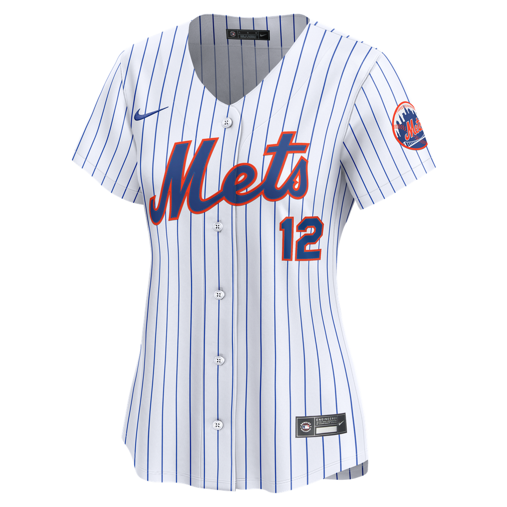 Francisco Lindor New York Mets Nike Women's Home Limited Jersey - White