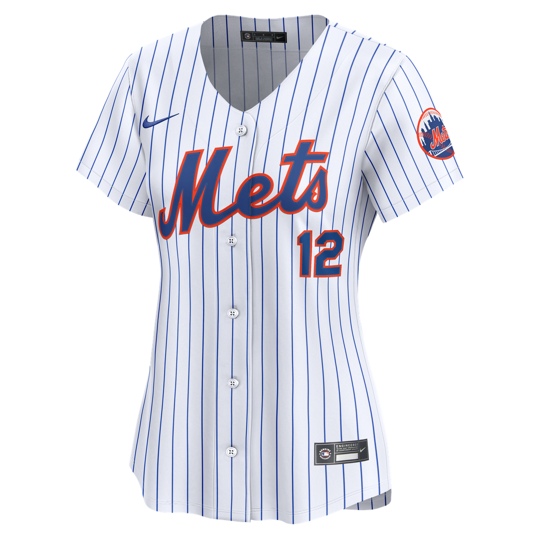 Francisco Lindor New York Mets Nike Women's Home Limited Jersey - White