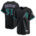 Randy Johnson Arizona Diamondbacks Nike Throwback Cooperstown Collection Limited Jersey - Black