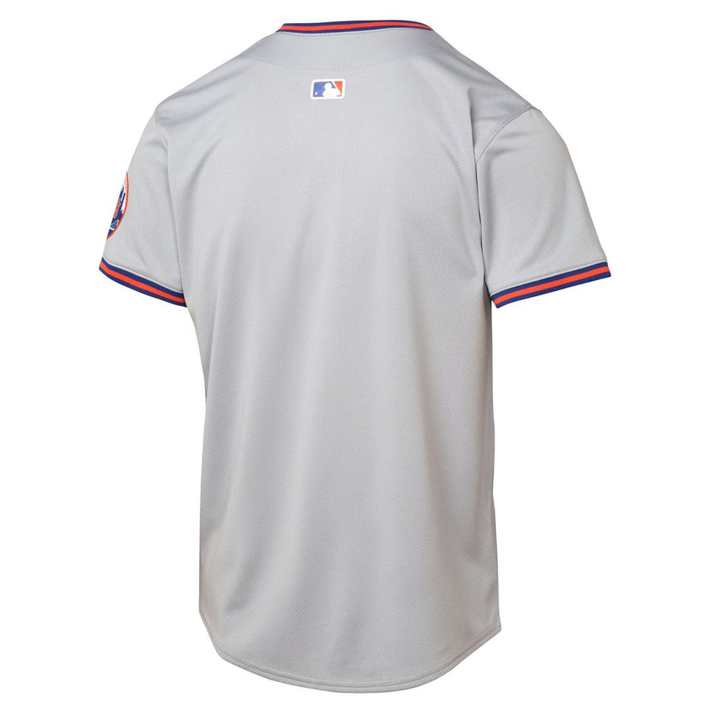 New York Mets Youth Road Limited Jersey - Gray