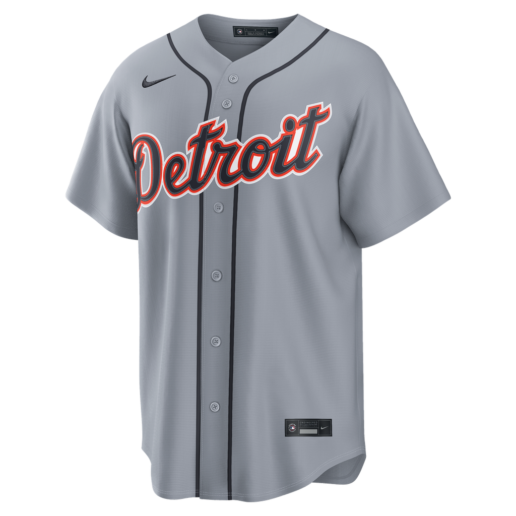 Tarik Skubal Detroit Tigers Nike Road Replica Jersey - Gray