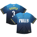 Bryce Harper Philadelphia Phillies Nike Toddler 2024 City Connect Limited Player Jersey - Blue