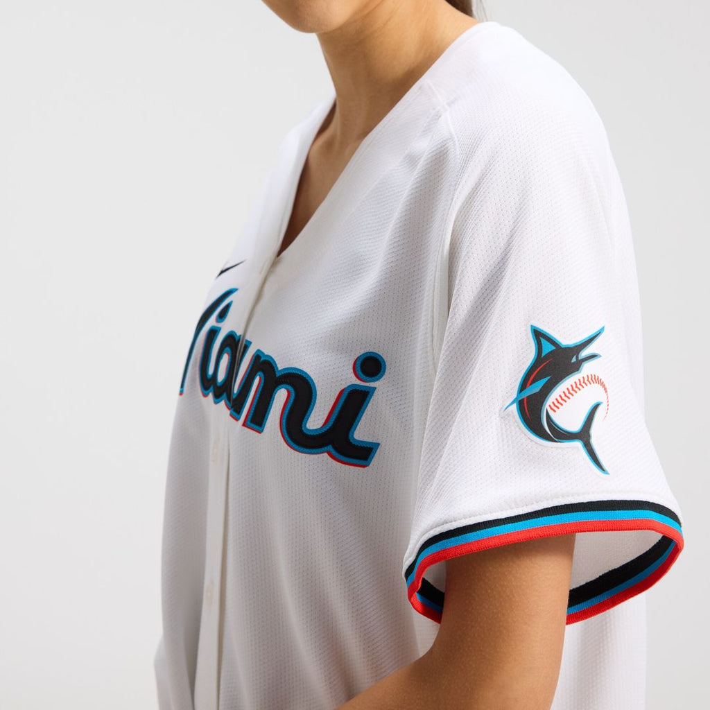 Sandy Alcantara Miami Marlins Nike Women's Home Limited Player Jersey – White