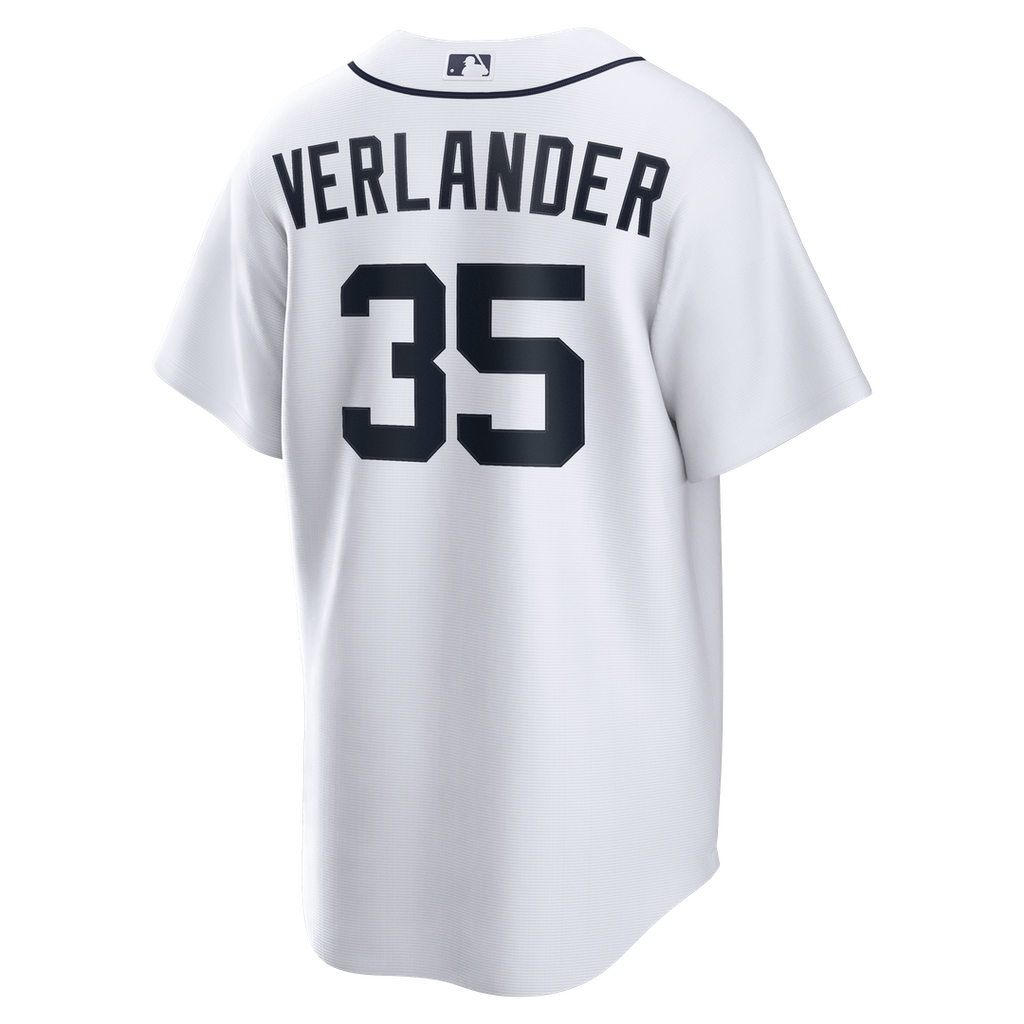 Justin Verlander Detroit Tigers Nike Home Replica Jersey - White