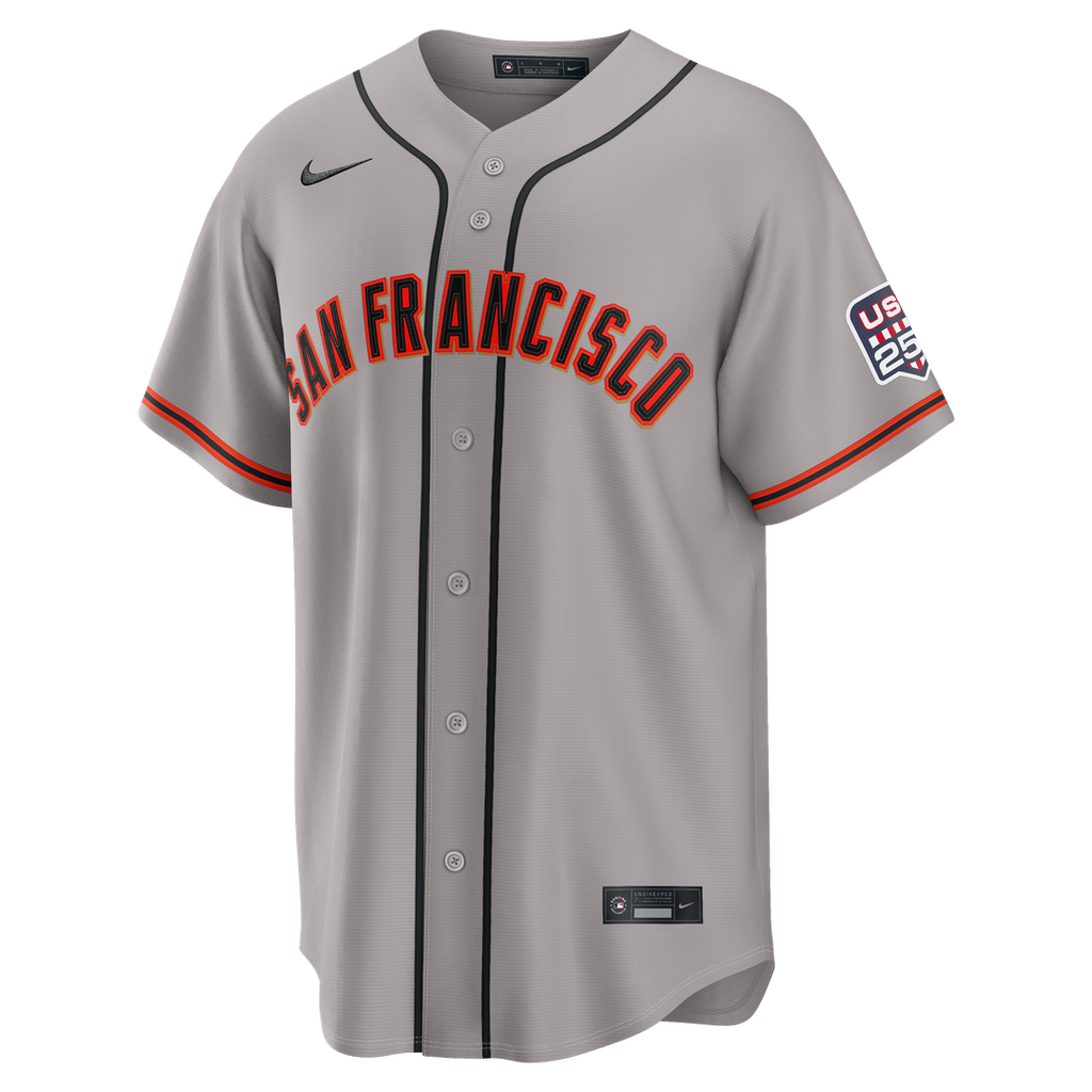 Jung Hoo Lee San Francisco Giants Nike USA 250 Fourth of July Road Stadium Jersey - Gray