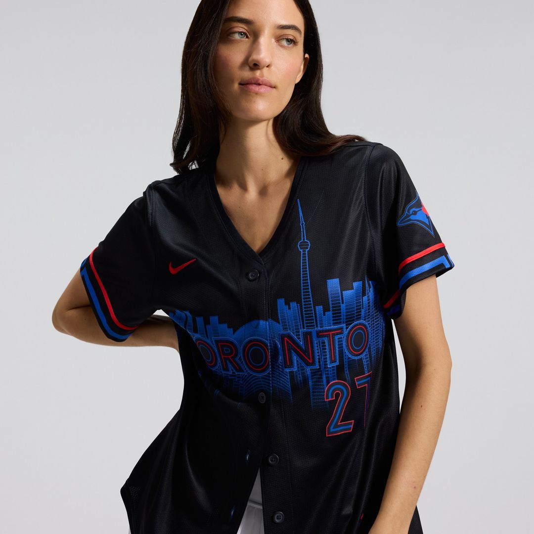 Vladimir Guerrero Jr. Toronto Blue Jays Nike Women's 2024 City Connect Limited Player Jersey - Navy