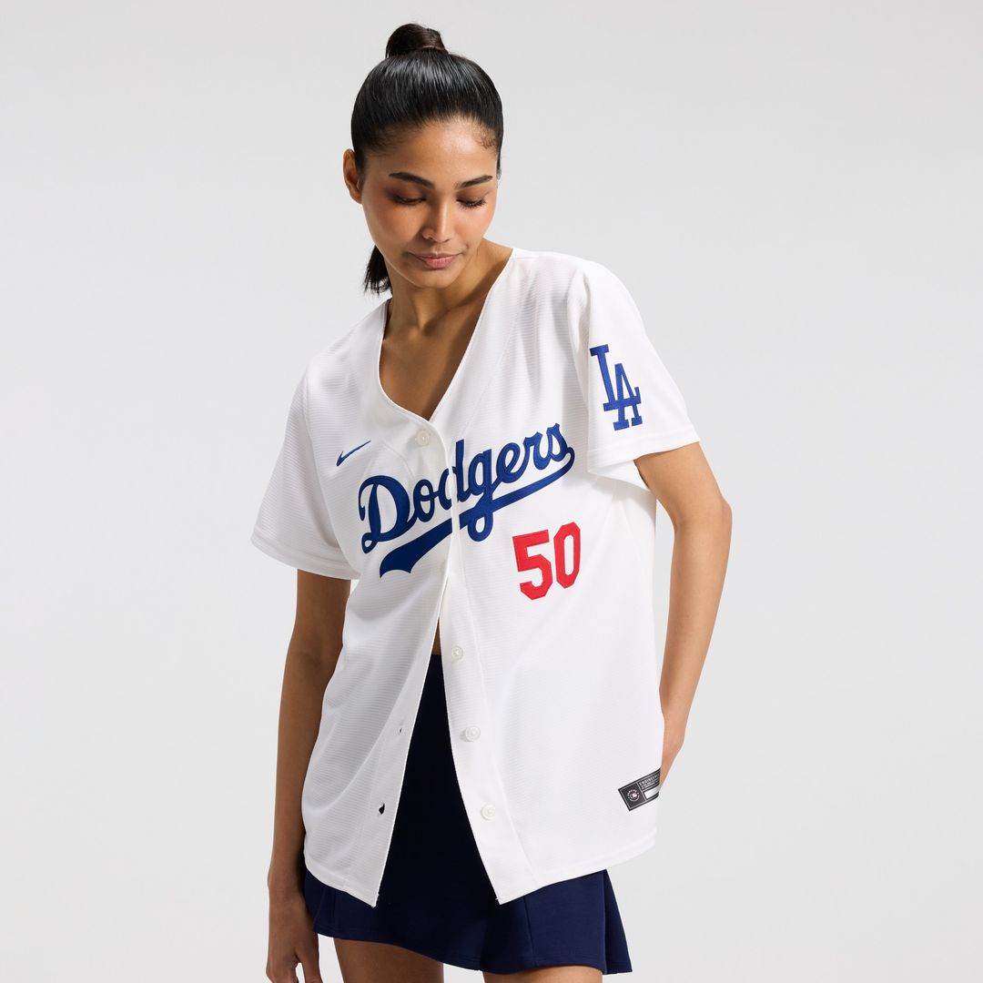 Mookie Betts Los Angeles Dodgers Nike Women's Home Stadium Jersey - White