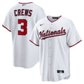 Dylan Crews Washington Nationals Nike Home Replica Jersey - White