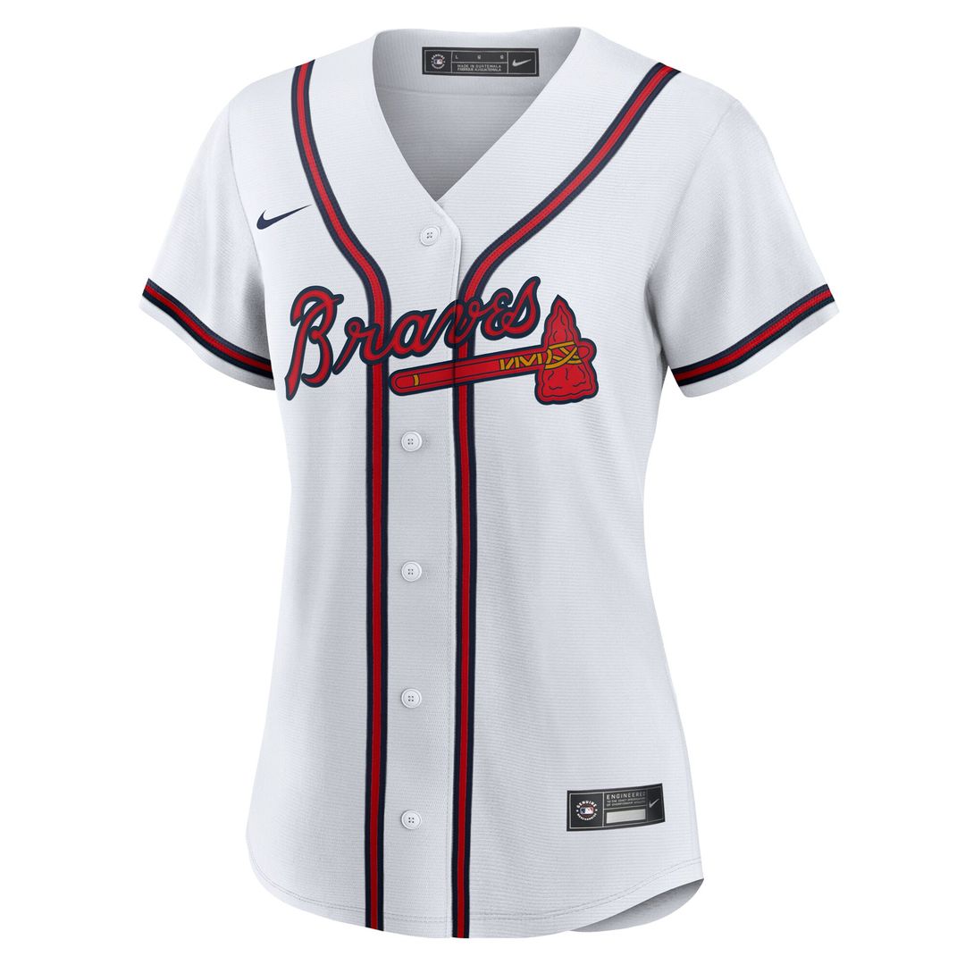 Spencer Strider Atlanta Braves Nike Women's Home Replica Jersey - White