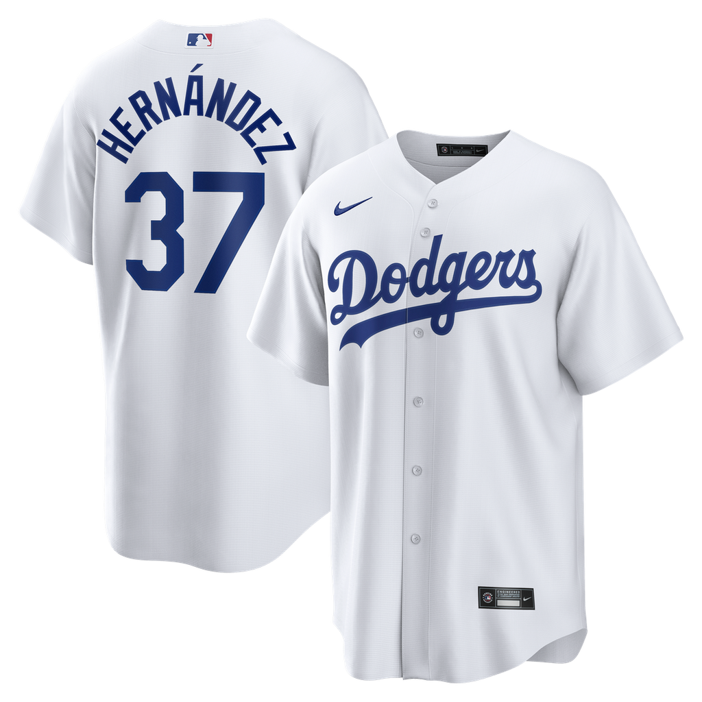 Teoscar Hernández Los Angeles Dodgers Nike Home Replica Jersey - White