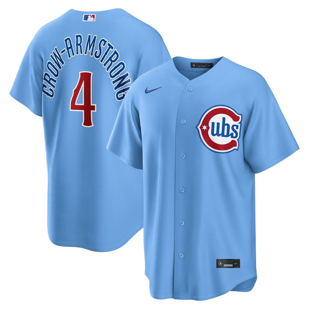 Pete Crow-Armstrong Chicago Cubs Nike Alternate Replica Jersey - Light Blue