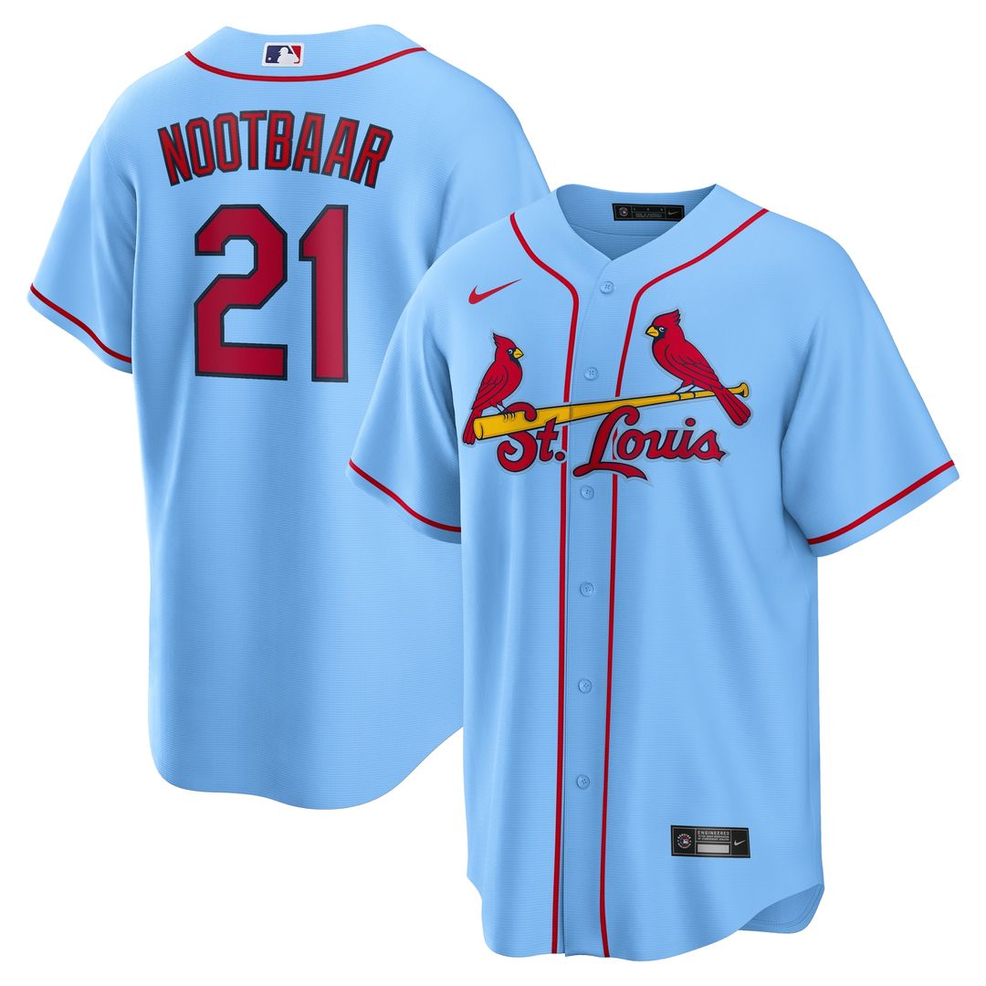 Lars Nootbaar St. Louis Cardinals Nike Alternate Replica Jersey - Light Blue