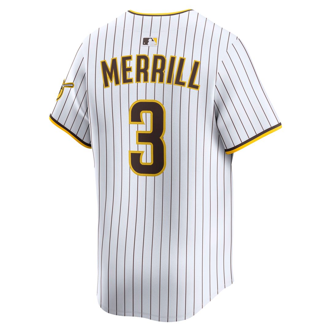 Jackson Merrill San Diego Padres Nike Home Limited Player Jersey - White