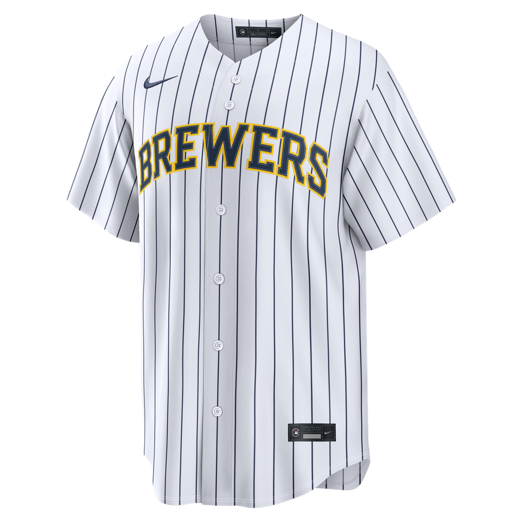 Christian Yelich Milwaukee Brewers Nike Alternate Replica Jersey - White