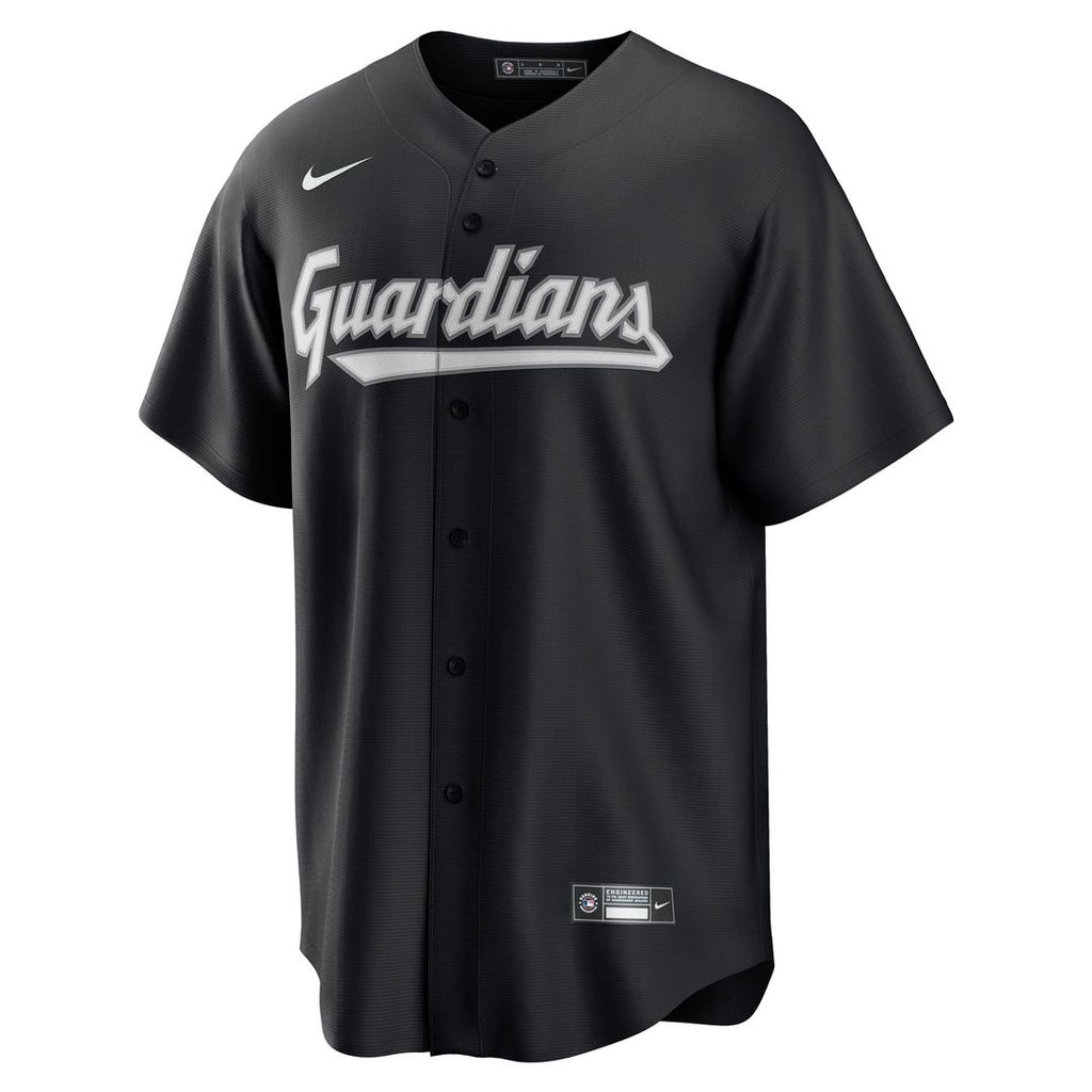 Cleveland Guardians Nike Replica Jersey - Black