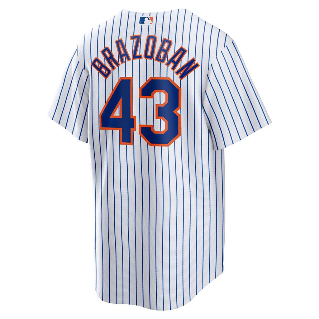 Huascar Brazobán New York Mets Nike Home Replica Jersey - White