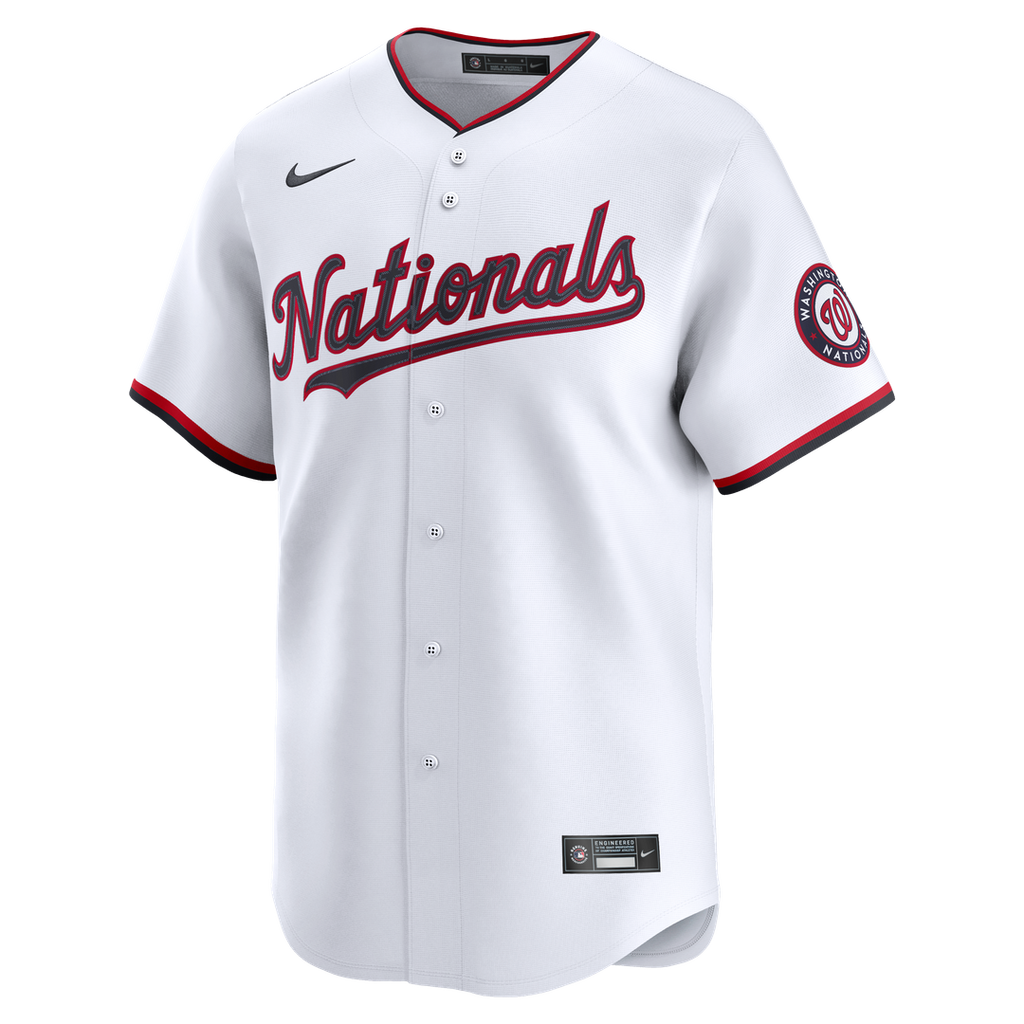 Washington Nationals Nike Home Limited Jersey - White