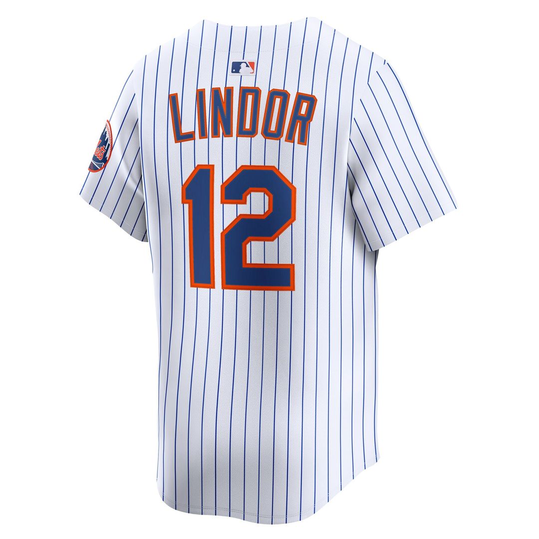 Francisco Lindor New York Mets Nike Road Limited Player Jersey - Gray
