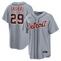 Tarik Skubal Detroit Tigers Nike Road Replica Jersey - Gray