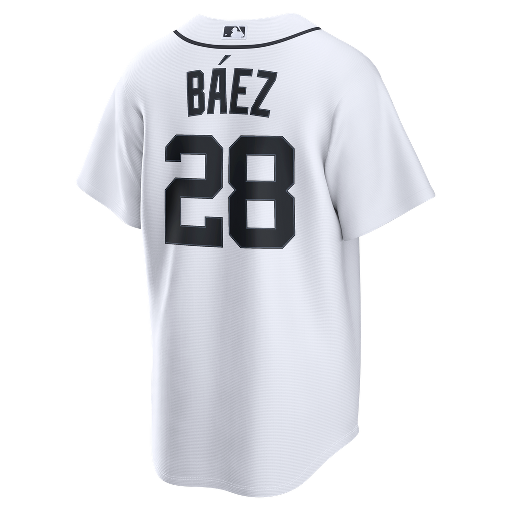 Javier Báez Detroit Tigers Nike Home Replica Jersey - White