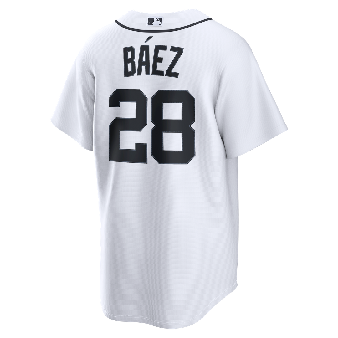 Javier Báez Detroit Tigers Nike Home Replica Jersey - White